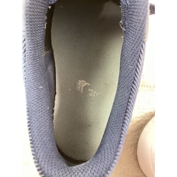 Nike Mens Blue Suede Sneakers Size 9.5 US With White Soles*EUC - Picture 4 of 12